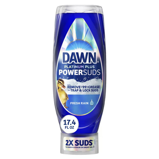 Dawn Platinum Plus PowerSuds Dish Soap, 17.4 oz.