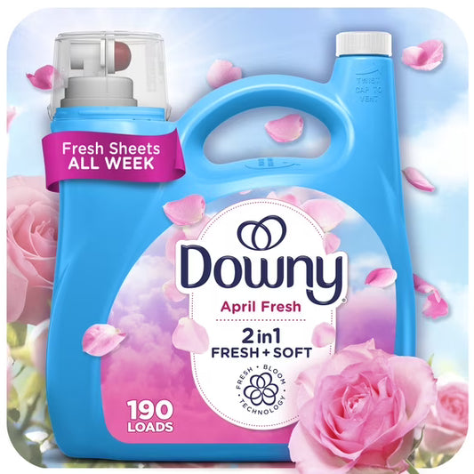 Downy Fabric Softener, April Fresh, 140 fl oz