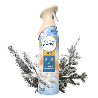 Febreze Odor-Fighting Air Freshener Spray, Room Spray, Serene Snowfall Air Mist, 8.1 oz, 1ct