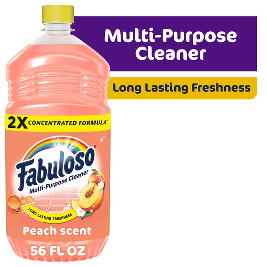 2X Multi-Purpose Cleaner, Peach Scent, 56 fl oz