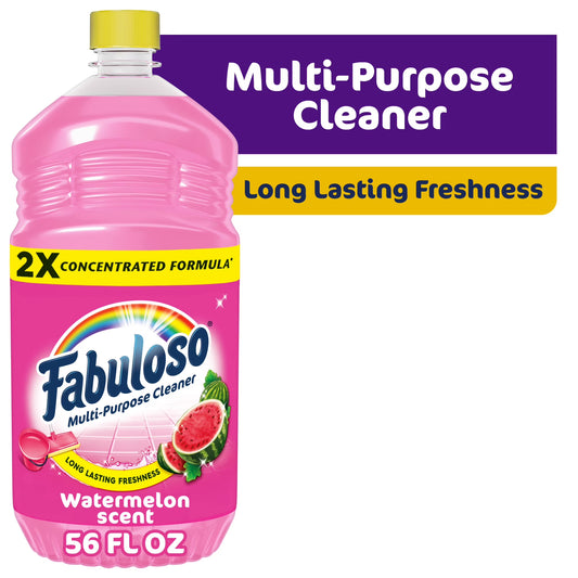 Fabuloso 2X Multi-Purpose Cleaner, Watermelon Scent, 56 fl oz