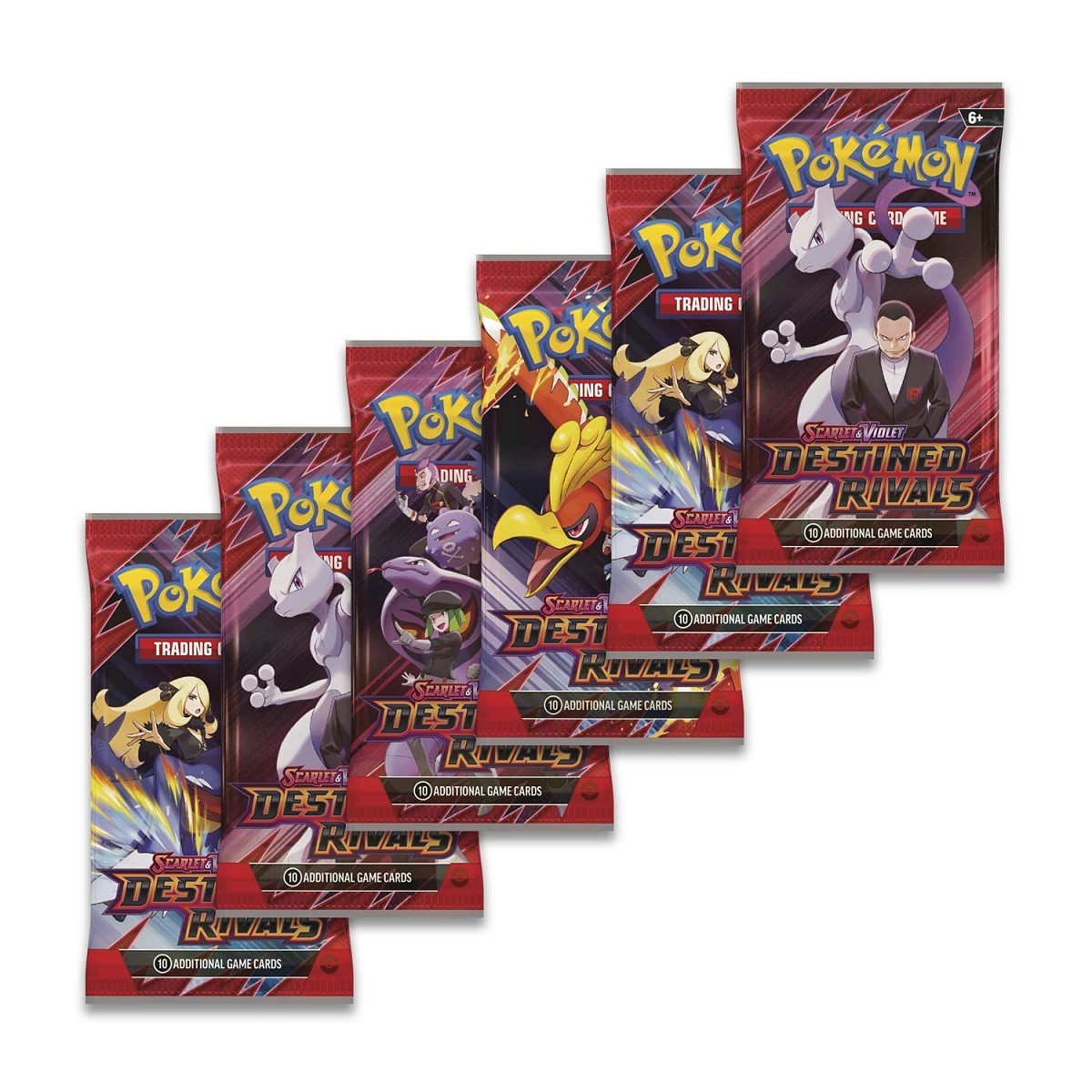 pokemon ev10 destined rivals booster box 6 pack