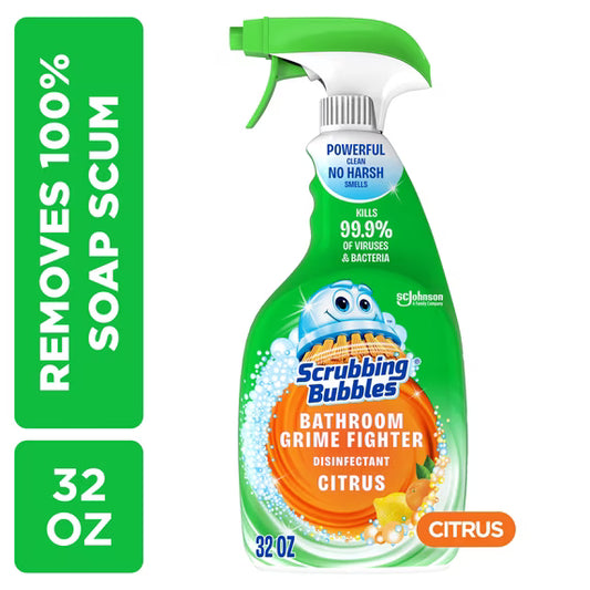 Disinfectant Bathroom Cleaner, Citrus, 32 oz