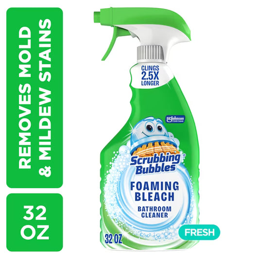 Scrubbing Bubbles Foaming Bleach Bathroom Cleaner, Mold & Mildew Remover, 32 oz
