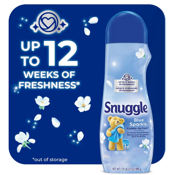 Snuggle Blue Sparkle Cuddle-Up Fresh Scent Booster, 21 Ounce