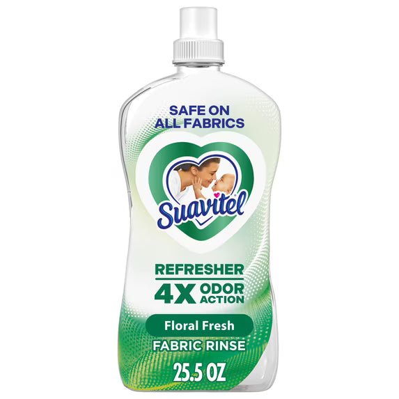 Suavitel Refresher Fabric Rinse, Odor Eliminator, Floral Fresh, 25.5 fl oz