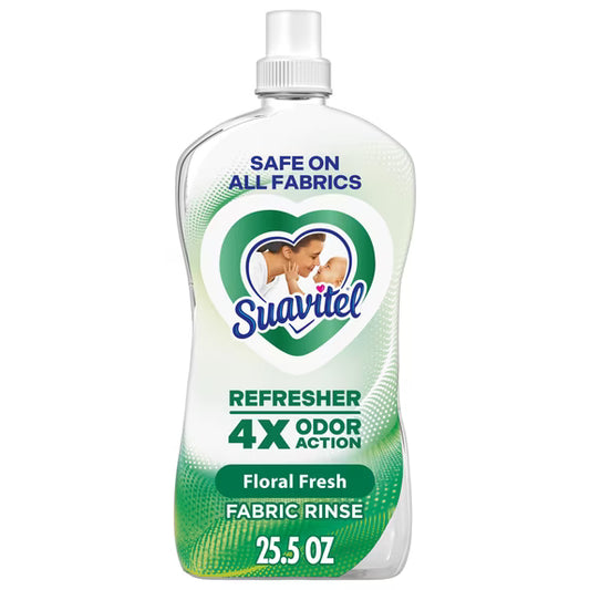 Suavitel Refresher Fabric Rinse, Odor Eliminator, Floral Fresh, 25.5 fl oz