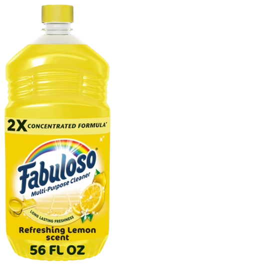 Fabuloso 2X All Purpose Cleaner, Lemon Scent, 56 fl oz