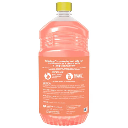 Fabuloso 2X Multi-Purpose Cleaner, Peach Scent, 56 fl oz