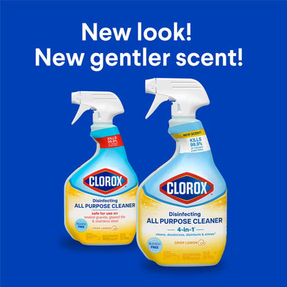 Clorox Bleach-Free All-Purpose Cleaner, Lemon, 32 fl oz