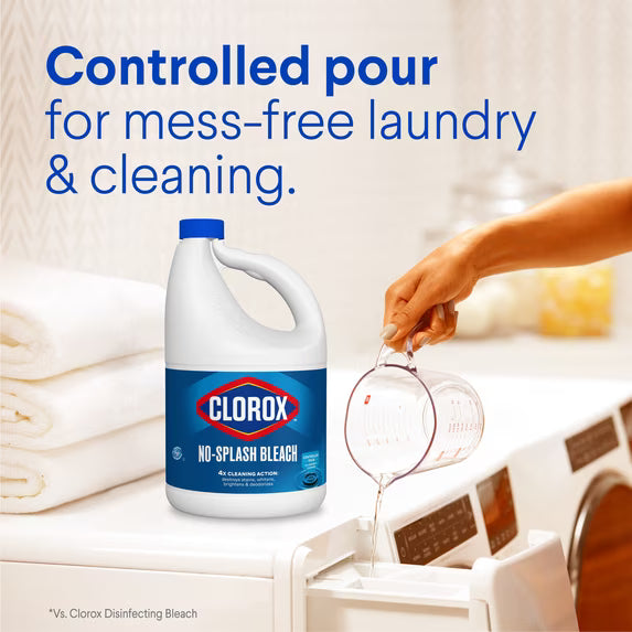 Clorox No Splash Bleach, 117 fl oz