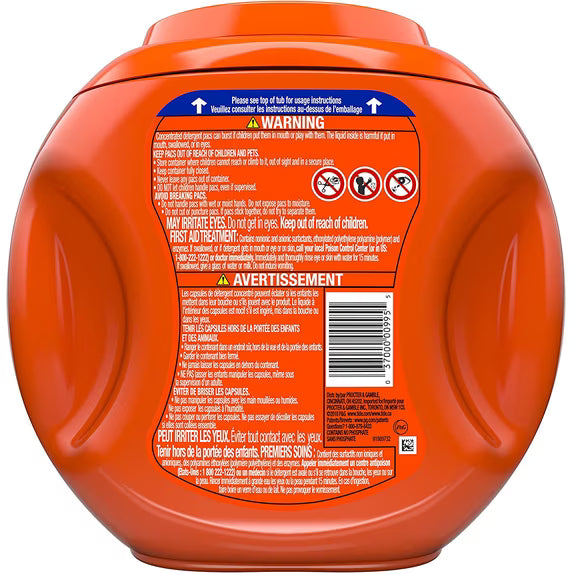 Tide PODS Liquid Laundry Detergent Soap Pacs, HE Compatible, 42 Count, Powerful 3-in-1 Clean in one Step, Original Scent