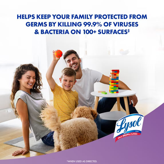 Lysol Disinfecting Wipes, Lavender & Cotton Blossom, 80 Count