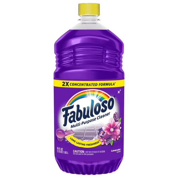 Fabuloso 2X Multi-Purpose Cleaner, Lavender Scent, 56 fl oz
