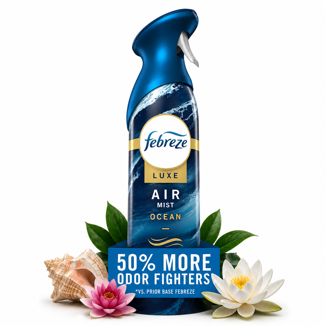 Febreze Air Mist Luxe Air Freshener Spray, Ocean Scent, 8.1oz