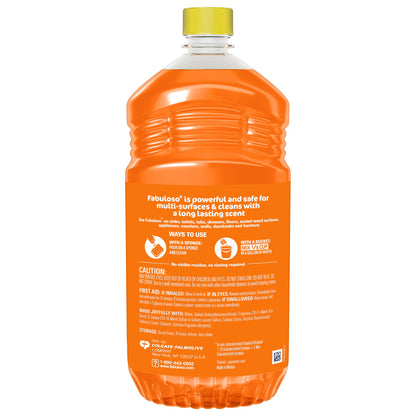 Fabuloso 2X Multi-Purpose Cleaner, Tangerine Scent, 56 fl oz