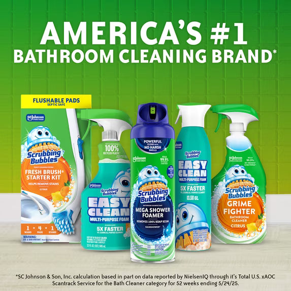Scrubbing Bubbles Disinfectant Bathroom Cleaner, Floral Fusion, 32 oz