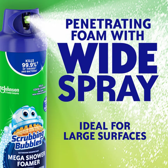 Scrubbing Bubbles Mega Shower Foamer, Rainshower, 20 oz