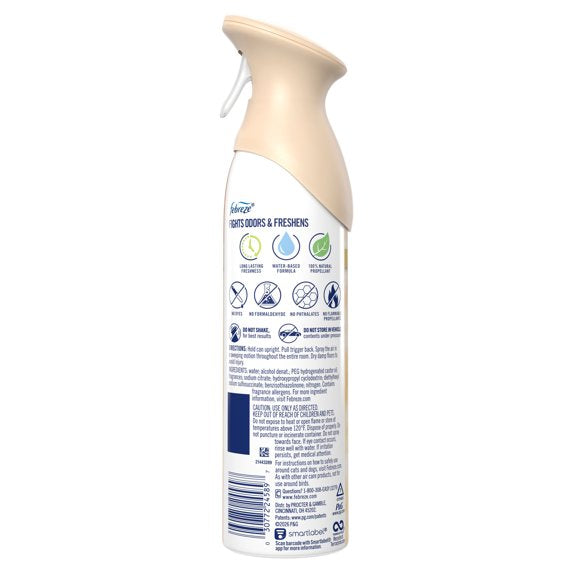 Febreze Odor-Fighting Air Freshener Spray, Room Spray, Crisp Fall Breeze Air Mist, 8.1 oz, 1ct