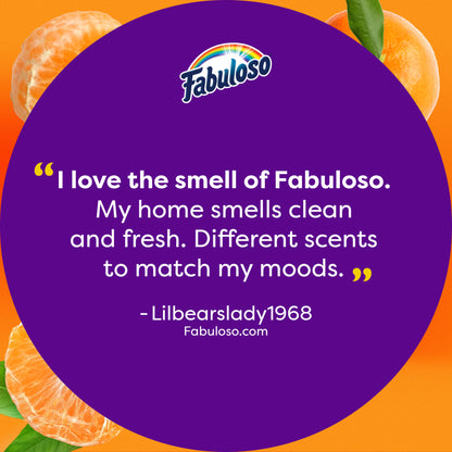 Fabuloso 2X Multi-Purpose Cleaner, Tangerine Scent, 56 fl oz