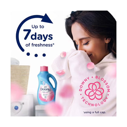 (2 pack) Downy Liquid Fabric Softener and Conditioner, April Fresh Scent, 44 fl oz, 60 Loads