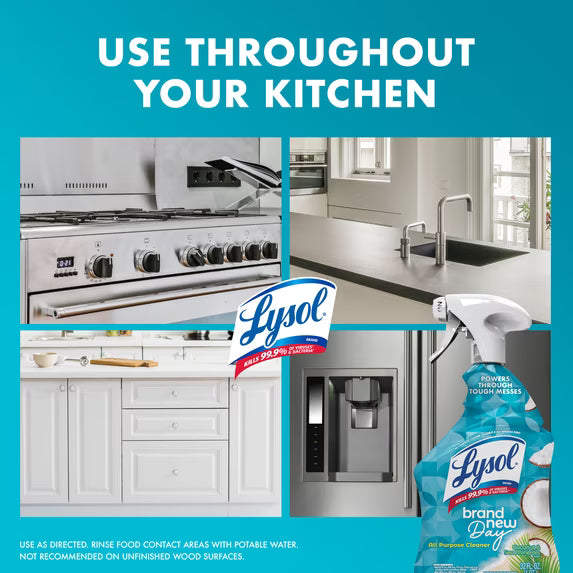 Lysol All-Purpose Cleaner, Coconut & Sea Minerals, 32 fl oz