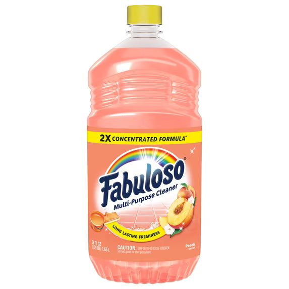 Fabuloso 2X Multi-Purpose Cleaner, Peach Scent, 56 fl oz