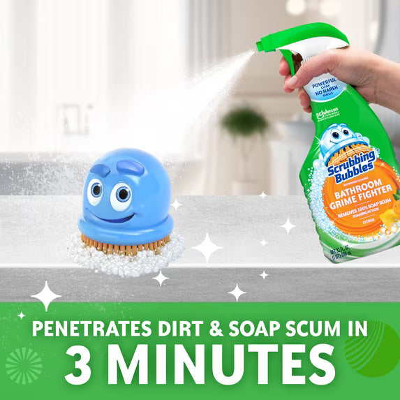 Scrubbing Bubbles Disinfectant Bathroom Cleaner, Citrus, 32 oz