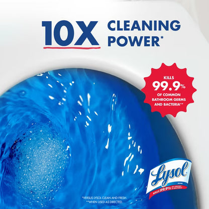 Lysol Toilet Bowl Cleaner, Clinging Gel, 24 fl oz (2 Pack)