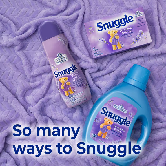 Snuggle Lavender Breeze Dryer Sheets, 80 Count