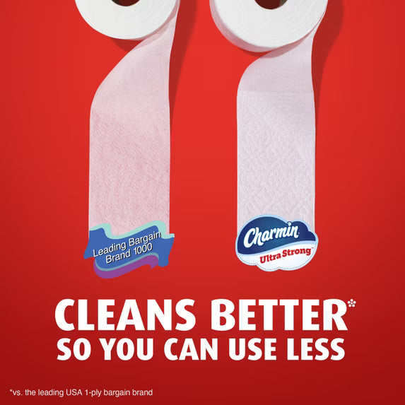 Charmin Ultra Strong Toilet Paper, 12 Mega XXL Rolls, 440 Sheets/Roll