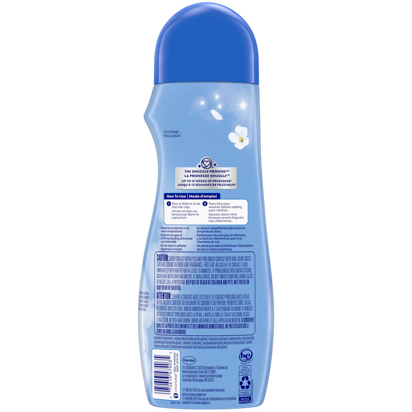 Snuggle Blue Sparkle Cuddle-Up Fresh Scent Booster, 21 Ounce