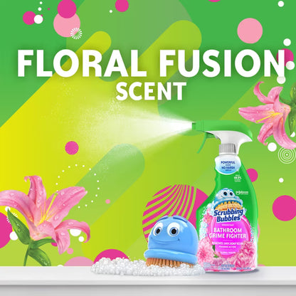 Scrubbing Bubbles Disinfectant Bathroom Cleaner, Floral Fusion, 32 oz
