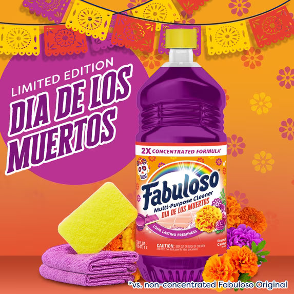 Fabuloso 2X Limited Edition Multi-Purpose Cleaner, Garden Scent, 33.8 fl oz