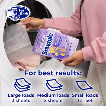 Snuggle Lavender Breeze Dryer Sheets, 80 Count