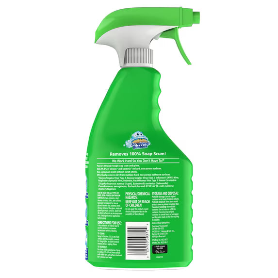 Scrubbing Bubbles Disinfectant Bathroom Cleaner, Floral Fusion, 32 oz