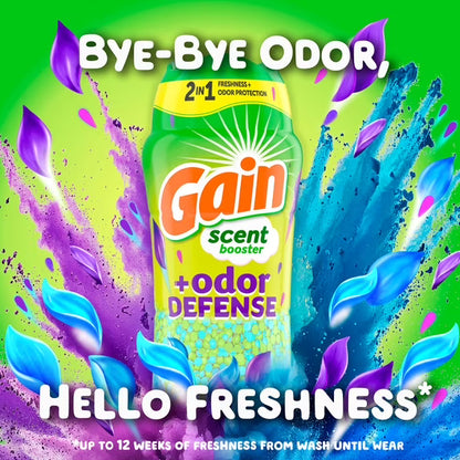 Gain Scent Beads, Odor Defense, Super Fresh Blast, 10.7 oz
