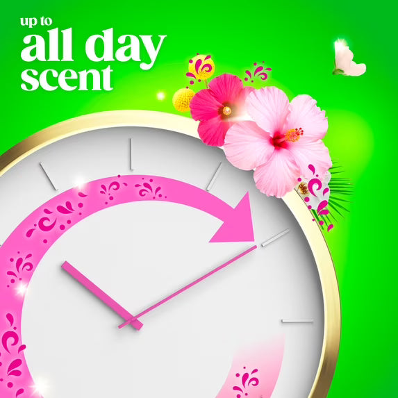 Gain Laundry Detergent Liquid, Now with Odor Defense, Happy Hibiscus Scent, 81 fl oz, 61 Loads