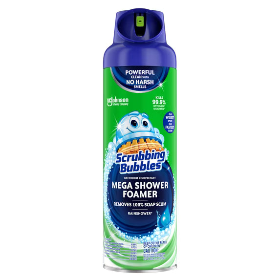 Scrubbing Bubbles Mega Shower Foamer, Rainshower, 20 oz