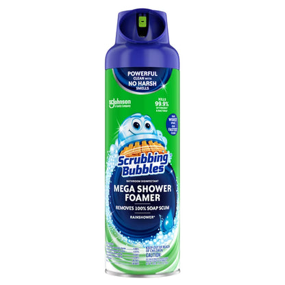 Scrubbing Bubbles Mega Shower Foamer, Rainshower, 20 oz