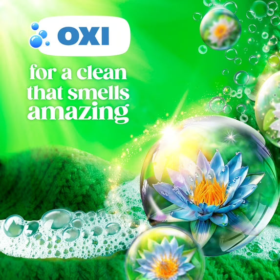 Gain Plus Laundry Detergent Liquid, Now with Odor Defense + OXI, Waterfall Delight Scent, 60 fl oz, 45 Loads