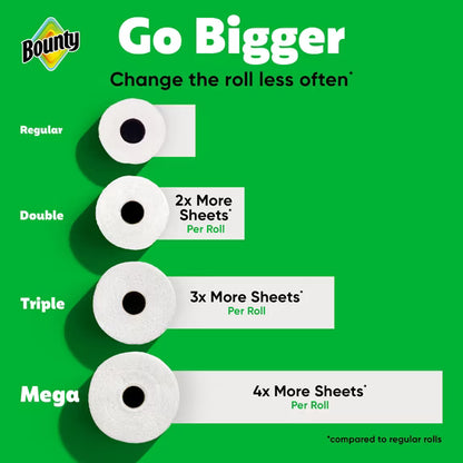 Bounty Paper Towels Select-a-Size, 6 Triple Rolls