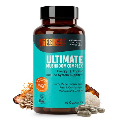 Organic Mushroom Complex Supplement Capsules